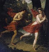 Robert Lefere Pauline as Daphne Fleeing from Apollo Germany oil painting artist